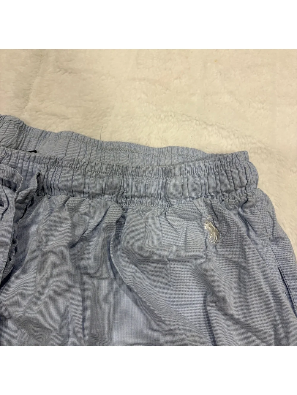 Polo Ralph Lauren Preppy Light Blue Cotton Sleepwear Pants Men's Large 36-38